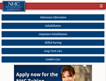 Tablet Screenshot of nhclexington.com